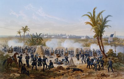 Bombardowanie Veracruz, marzec 1847 autorstwa American School
