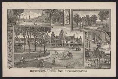 Dom Boscobel i okolice autorstwa American School