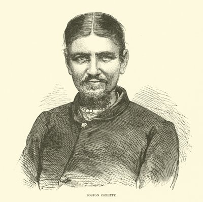 Boston Corbett, kwiecień 1865 autorstwa American School