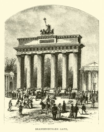 Brama Brandenburska autorstwa American School