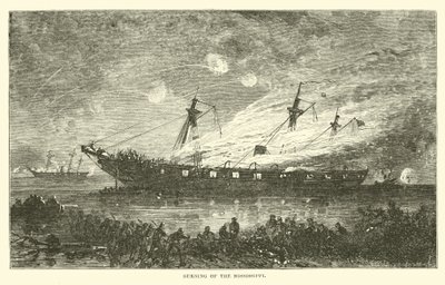 Spalenie Missisipi, kwiecień 1863 autorstwa American School
