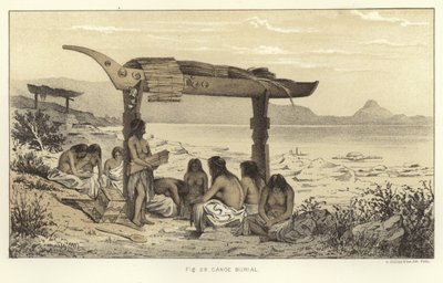 Pochówek kajakowy autorstwa American School