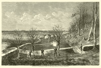 Przechwytywanie prac Konfederatów w Białym Domu na Górze Widokowej, listopad 1863 r. autorstwa American School
