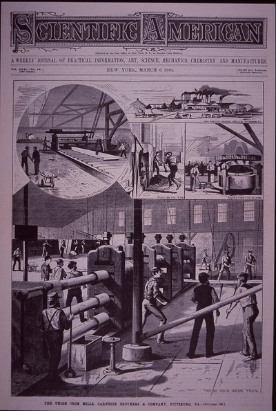 Carnegie Union Iron Mills, Pittsburgh, Pensylwania autorstwa American School