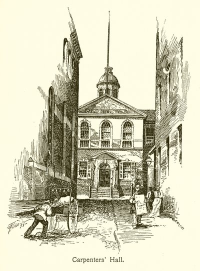 Carpenters Hall, Filadelfia autorstwa American School