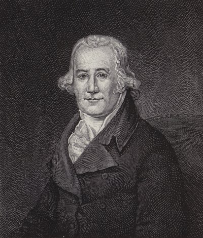Caspar Wistar , amerykański lekarz i anatom (grafika) autorstwa American School