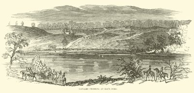Przeprawa kawalerii w Elys Ford, styczeń-kwiecień 1863 r. autorstwa American School