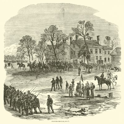 Chancellorsville, 1 maja 1863 r. autorstwa American School