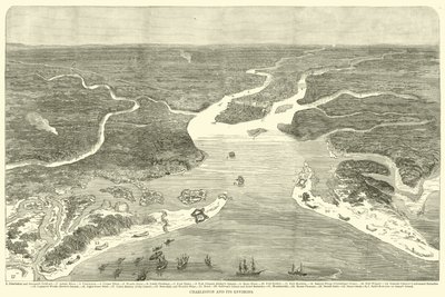 Charleston i okolice, lipiec 1863 r. autorstwa American School