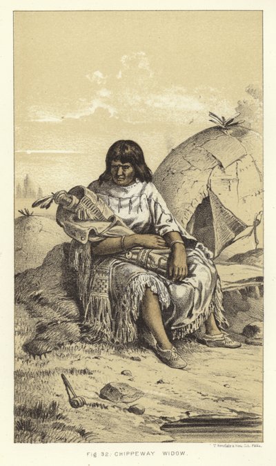 wdowa Chippeway autorstwa American School