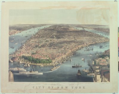 Miasto Nowy Jork, 1856 autorstwa American School