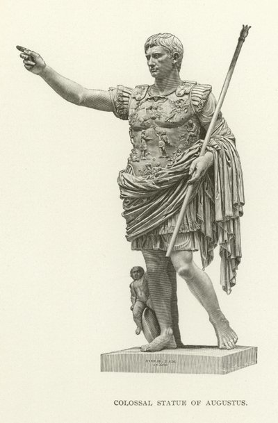 Kolosalna statua Augusta autorstwa American School