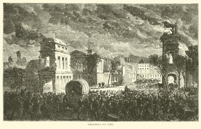 Kolumbia w ogniu, luty 1865 autorstwa American School