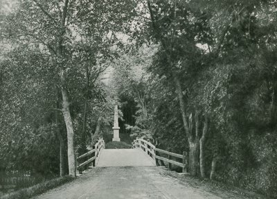 Concord Bridge, Lexington (fotograwiura) autorstwa American School