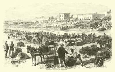 Ewakuacja konfederatów z Brownsville, listopad 1863 autorstwa American School
