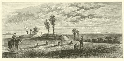 Grzbiet Sosnowej Góry, gdzie padł generał Polk, czerwiec 1864 r. autorstwa American School