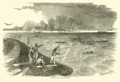 Szczelina na Dolnym Missisipi, 1862 autorstwa American School