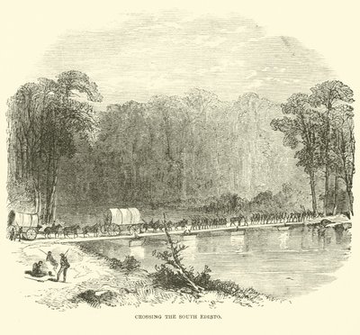Przeprawa przez południowe Edisto, styczeń 1865 autorstwa American School