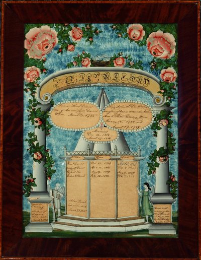 Rekord rodziny Darrow-Adkins-Wooding, 1825?32 autorstwa American School
