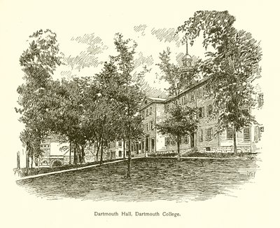 Dartmouth Hall, Dartmouth College autorstwa American School