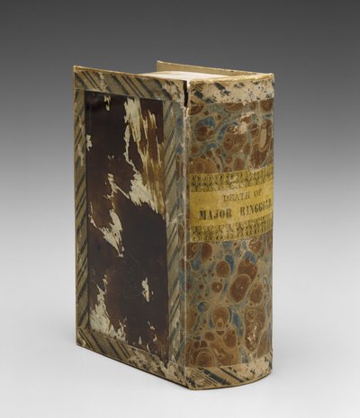 Śmierć majora Ringgolda, c. 1846-1848 (papier i verre-églomisé) autorstwa American School