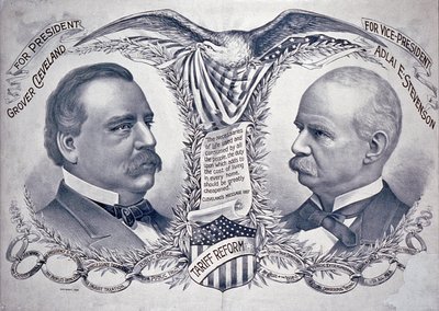 Plakat demokratycznej kampanii prezydenckiej autorstwa American School