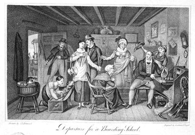 Wyjazd do szkoły z internatem, z Magazynu Analektycznego, t.2., 1820 autorstwa American School