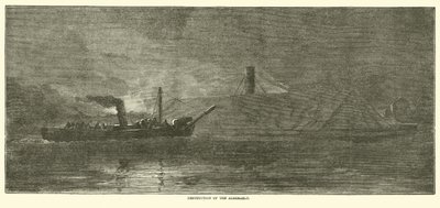Zniszczenie Albemarle, październik 1864 autorstwa American School