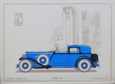 DuPont Motor Cars: samochód miejski, 1921 autorstwa American School