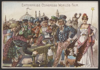 Targi Światowe Kongresu Przedsiębiorczości (chromolitho) autorstwa American School
