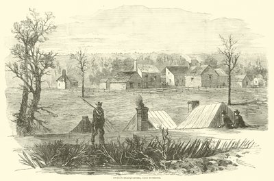 Siedziba Ewells, niedaleko Richmond, marzec 1865 autorstwa American School