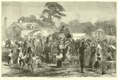 Exodus Konfederatów z Atlanty, wrzesień 1864 autorstwa American School