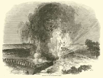Eksplozja fortu na froncie McPhersonów, czerwiec 1863 r. autorstwa American School