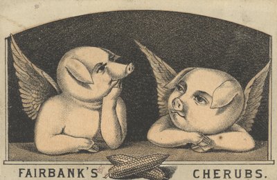 Fairbanks Cherubs, reklama Fairbank Lard, ok.1880 autorstwa American School