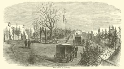 Szpital polowy 9. Korpusu, marzec 1865 autorstwa American School