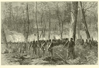 Walka na pustkowiu, maj 1864 autorstwa American School