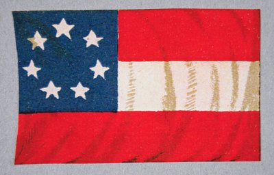Flaga Skonfederowanych Stanów Ameryki (kolor lito) autorstwa American School