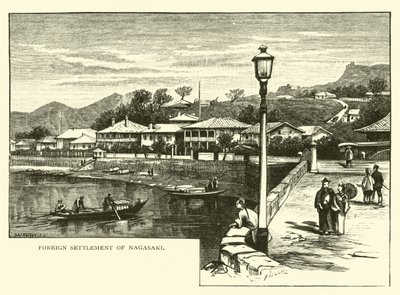 Zagraniczna osada Nagasaki autorstwa American School