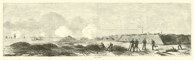 Fort Fisher, grudzień 1864 autorstwa American School