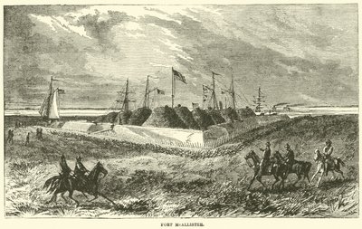 Fort McAllister, listopad 1864 autorstwa American School