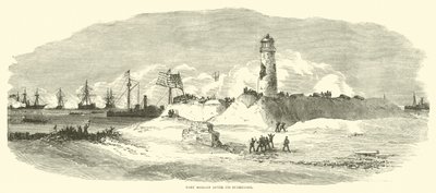 Fort Morgan po kapitulacji, sierpień 1864 autorstwa American School