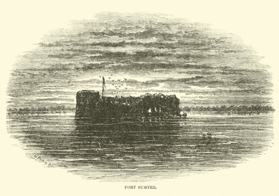 Fort Sumter, maj 1862 autorstwa American School