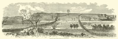 Franklins Grand Division przekracza Rappahannock, grudzień 1862 r. autorstwa American School