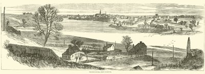 Fredericksburg, z Falmouth, listopad 1862 autorstwa American School