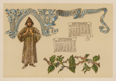 Piątek dla krzyży (chromolitho) autorstwa American School