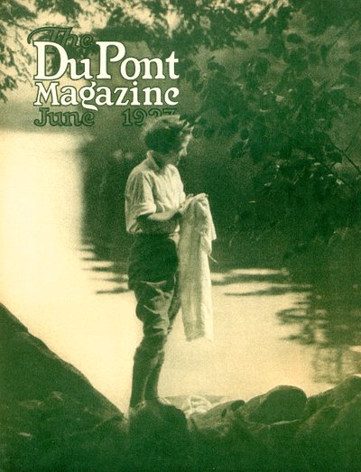 Przednia okładka magazynu DuPont, czerwiec 1923 autorstwa American School