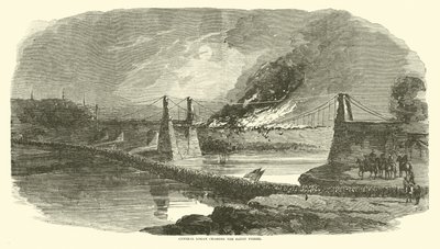 Generał Logan przekraczający Bayou Pierre, maj 1863 r. autorstwa American School