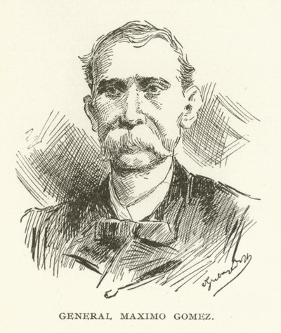 Generał Maximo Gomez autorstwa American School