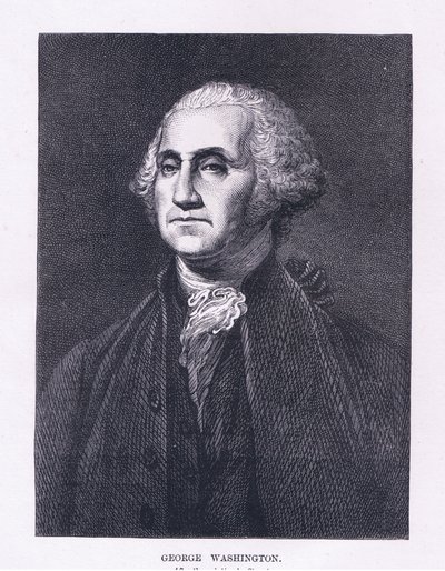 George Washington, ilustracja z pubu Cassell
