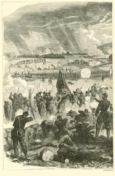 Gettysburg, 3 lipca 1863, lipiec 1863 autorstwa American School
